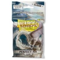 Dragon Shield Standard Perfect Fit Sleeves - Clear/Clear...