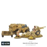 Bolt Action: British 8th Army 25-pdr & Quad Tractor