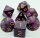 Würfelset Confetti - Purple Galaxy (7)
