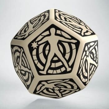 D12 Hit Location Beige & black dice (1)