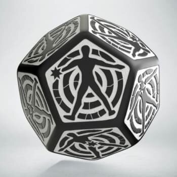 D12 Black & white Hit Location dice (1)