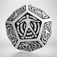 D12 Hit Location White & black dice (1)