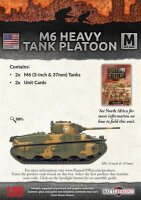 Flames of War US: M6 Heavy Tank Platoon (x2)