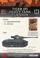 Flames of War GE: Tiger (P) Heavy Tank Platoon (x2)