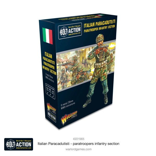 Bolt Action: Italian Paracadutisti Infantry Section