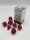 Würfelset: 7 Würfel mehrseitig Gemini Polyhedral Translucent Red-Violet/gold