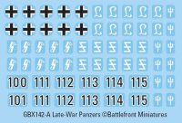 Flames of War GE: LW  Tiger II (8.8cm) Tank Platoon (3x Plastik)