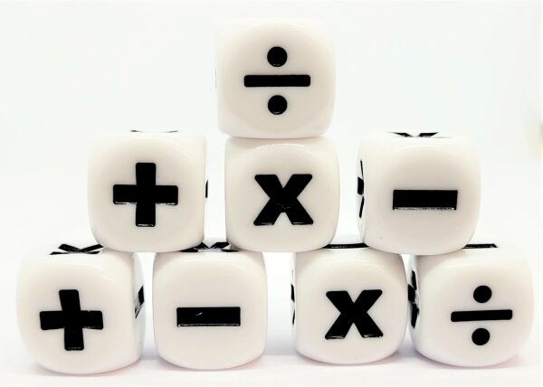 Würfelset - Math +,-,x,% (8)