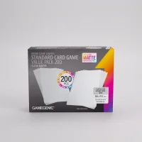 Gamegenic MATTE Sleeves Clear Standard Card Game Value...