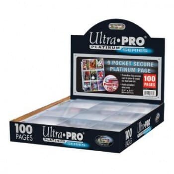 UP - Secure Platinum - 9-Pocket Pages (3 Hole) Display