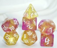 Würfelset Galaxy - Citrin Rose (7)