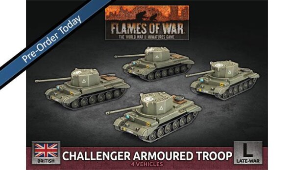 Flames of War Challenger Armoured Troop