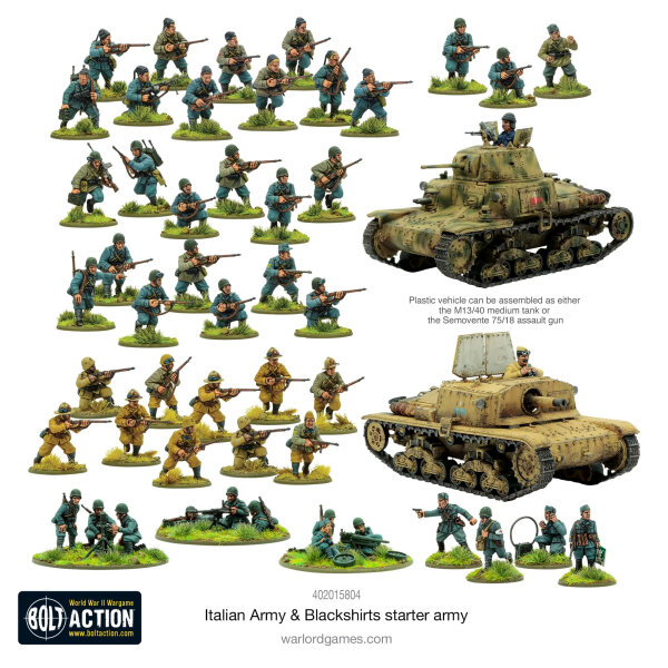 Bolt Action: Italian Blackshirt Army Starter Box