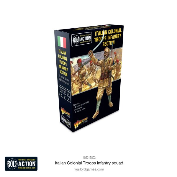 Bolt Action: Italian Colonial Troops Infantry Section (10)