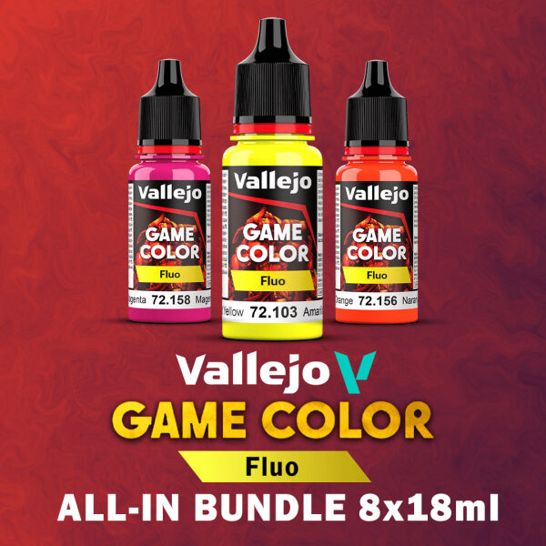 All-In Fluorescent Bundle 8x18 ml - Game Fluo