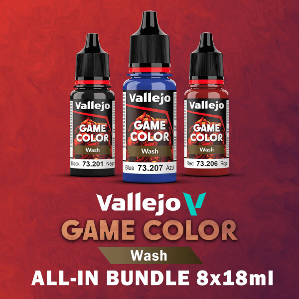 All-In Game Wash Bundle 8x18 ml - Game Wash