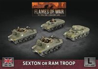 Flames of War Sexton or Ram Troop