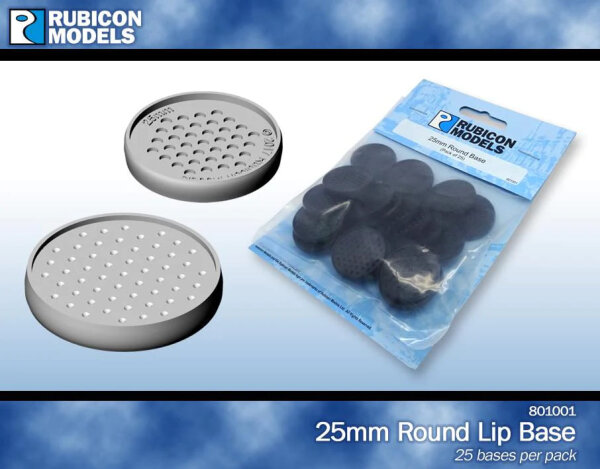 Rubicon: 25mm Round Base (x25)