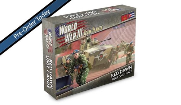 Team Yankee Red Dawn Unit Cards