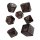 Dragons Modern Dice Set Black/Copper (7)