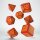 Dragon Slayer Red & orange Dice Set (7)