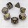 Würfelset: Piercing Damage Metal Black/Gold (7)