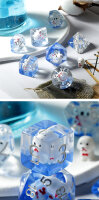 Würfelset: Resin Dice Set (7) Poodle