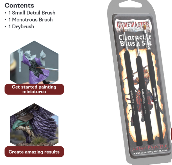 The Army Painter: Gamemaster - Character Brush Set
