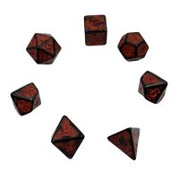 Würfelset Antik Dark Knight: Red (7)