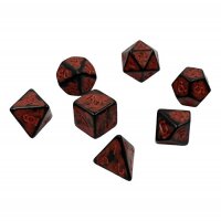 Würfelset Antik Dark Knight: Red (7)