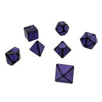 Würfelset Antik Dark Knight: Purple (7)