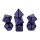Würfelset Antik Dark Knight: Purple (7)