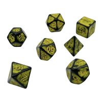 Würfelset Antik Dark Knight: Yellow (7)