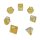 Würfelset Confetti: Yellow Sulfer (7)