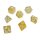 Würfelset Confetti: Yellow Sulfer (7)
