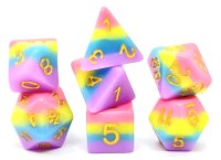 Würfelset Creamy Rainbow (7)