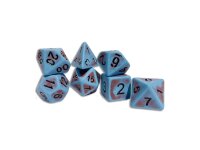 Würfelset: 7 Würfel mehrseitig - Acryl Antik...