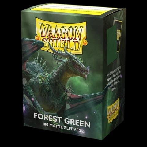 Dragon Shield Matte: Forest Green (100)