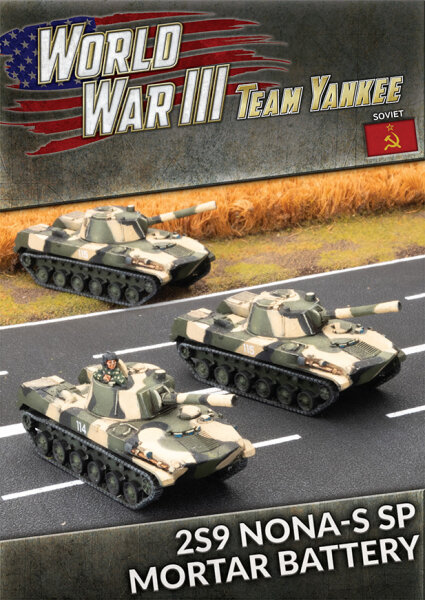 Team Yankee 2S9 Nona-S SP Mortar Battery (x3)