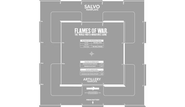 Flames of War: Salvo Template