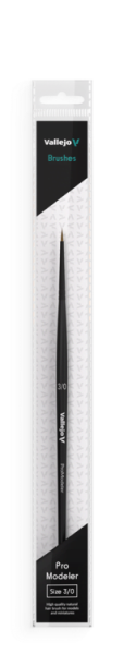Natural Hair Brush No. 3/0 - Pro Modeler