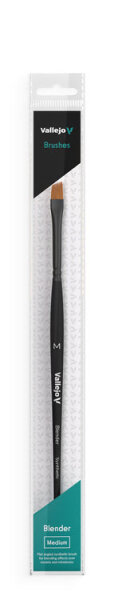 Flat Angled Synthetic Brush Medium - Blender