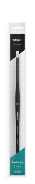 Small Flat Weathering Brush