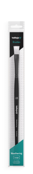 Large Flat Weathering Brush