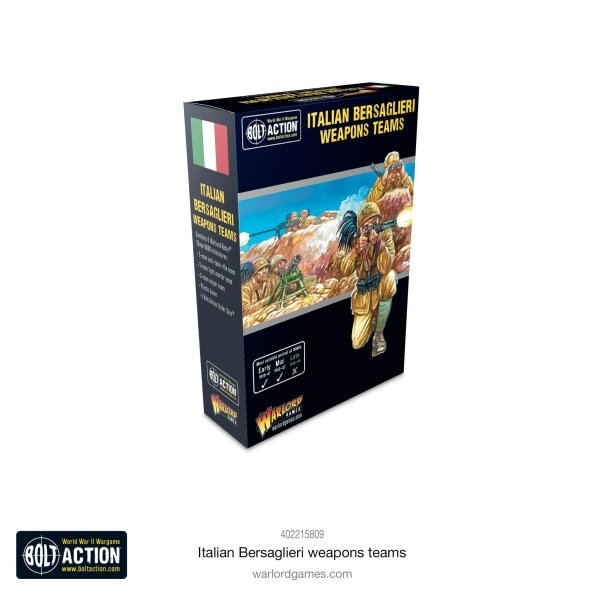 Bolt Action: Italian Bersaglieri Weapon Teams