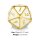 Metal D20 Spindown Counter White & Gold