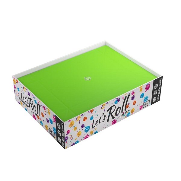 Gamegenic: Magnetic Dice Tray Rectangular Black/Green