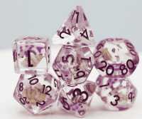 Purple Koi Dice Set (7)