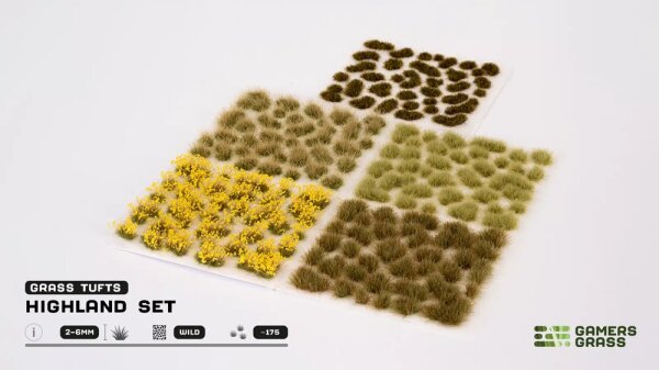 Highland Tuft Set - Wild (2-6mm)