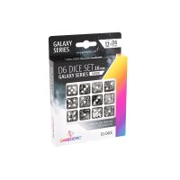 Galaxy Series - Moon - D6 Dice Set 16 mm